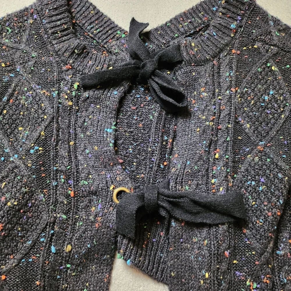 John + Jenn L Speckled Tie Back Sweater - Picture 2 of 13